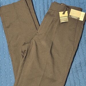 Louis Raphael Brown Dress Pants Flat Front